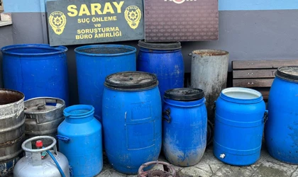 SARAY’DA KAÇAK İÇKİ OPERASYONU