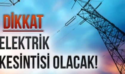 ÇERKEZKÖY, KAPAKLI VE SARAY’A 6 SAAT ELEKTRİK VERİLEMEYECEK