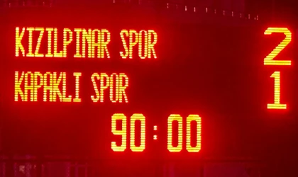 KIZILPINARSPOR, KAPAKLISPOR’U MAĞLUP ETTİ