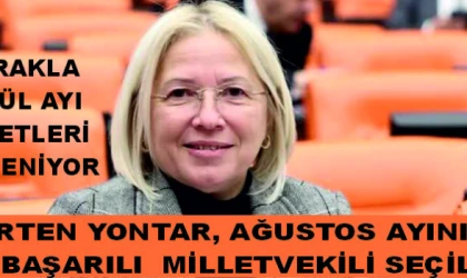 CHP'NİN AĞUSTOS AYININ EN BAŞARILI MİLLETVEKİLİ:NURTEN YONTAR!