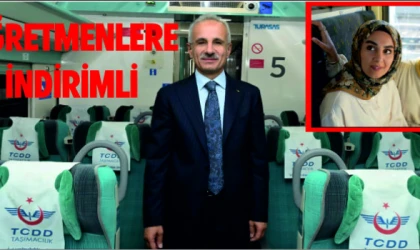 ÖĞRETMENLERE TRENLERDE YÜZDE 50 İNDİRİM