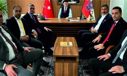 AK PARTİ ÇERKEZKÖY İLÇE YÖNETİMİNDEN İLÇE EMNİYET MÜDÜRÜ VATANEL’E ZİYARET