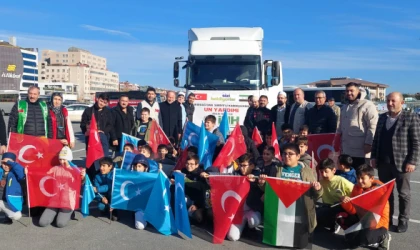 İHH ÇERKEZKÖY TEMSİLCİLİĞİNDEN SÜRİYELİ VATANDAŞLARA 24 TON UN YARDIMI