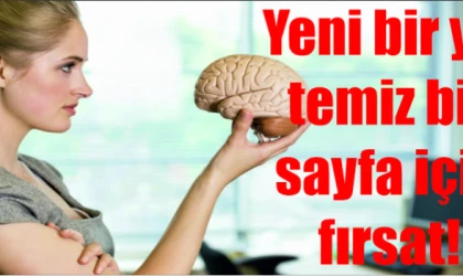 Yeni bir yıl, temiz bir sayfa için fırsat!