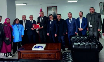 ANAHTAR PARTİ'DEN ÇERKEZKÖY KAYMAKAMINA ZİYARET VE İLÇE JANDARMA KOMUTANINA ZİYARET