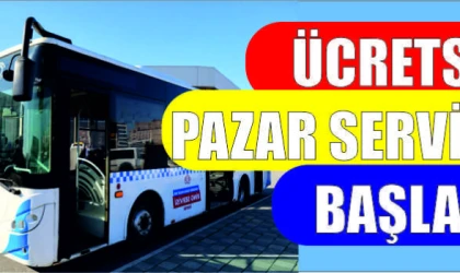 ÇERKEZKÖY'DE ÜCRETSİZ PAZAR YERİ SERVİSİ BAŞLADI