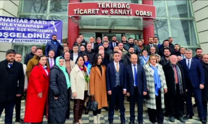 TEKİRDAĞ SÜLEYMANPAŞA ANAHTAR PARTİ, 1. OLAĞAN İLÇE KONGRESİNİ GERÇEKLEŞTİRDİ
