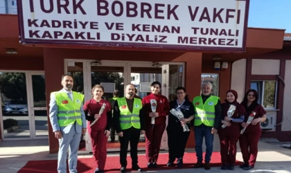 TÜRKİYE BEYAZAY DERNEĞİ TEKİRDAĞ ŞUBESİ YÖNETİMİNDEN KADINLAR GÜNÜ ZİYARETİ