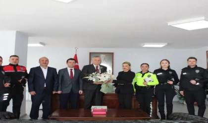 Emniyet'ten Kaymakam Günlü’ ye 'Polis Haftası' Ziyareti