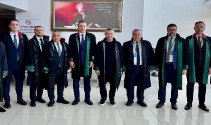 TEKİRDAĞ BAROSU’NDAN ÜMİT ÖZDAĞ DURUŞMASINA KATILIM