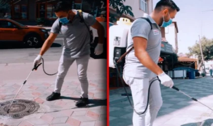ÇERKEZKÖY BELEDİYESİ İLAÇLAMA ÇALIŞMALARINI SÜRDÜRÜYOR