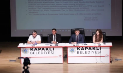 KAPAKLI BELEDİYE MECLİSİ TEMMUZ AYI İLK OTURUMUNU YAPTI