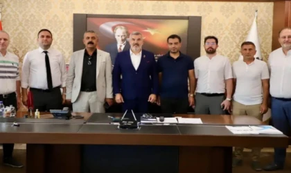 TRAKYA MÜTEAHHİTLER BİRLİĞİ’NDEN ÇERKEZKÖY TSO’YA ZİYARET