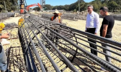 AK PARTİ ÇERKEZKÖY İLÇE BAŞKANI AZBAY İLÇE YÖNETİMİ İLE HIZLI TREN HATTINI İNCELEDİ
