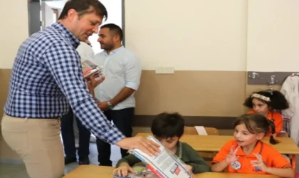 ÇERKEZKÖY BELEDİYESİ 5 BİN ÖĞRENCİYE KIRTASİYE SETİ DAĞITTI