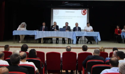 KAYMAKAM GÜNLÜ BAŞKANLIĞINDA “OKUL GÜVENLİĞİ” TOPLANTISI GERÇEKLEŞTİRİLDİ