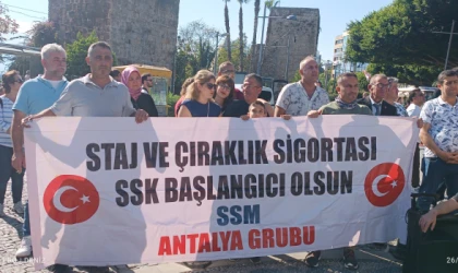 STAJ VE ÇIRAKLIK MAĞDURLARI TÜRKİYE’NİN DÖRT BİR YANINDAN ADALET İSTİYOR