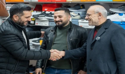 HÜSEYİN BAHAR, KIZILPINAR’DA ESNAF ZİYARETİ GERÇEKLEŞTİRDİ