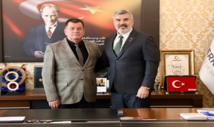 MUSTAFA AS’TAN ÇTSO BAŞKANI AHMET ÇETİN’E ZİYARET