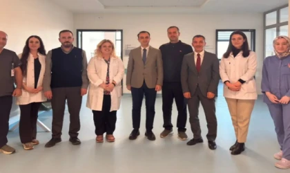 TEKİRDAĞ İL SAĞLIK MÜDÜRÜ ONAR, KAPAKLI DEVLET HASTANESİNDE İNCELEMELERDE BULUNDU