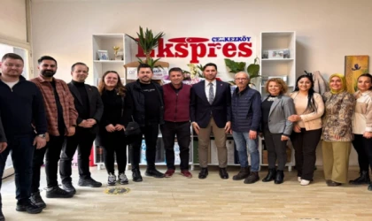 CHP ÇERKEZKÖY İLÇE BAŞKANI SEDAT ÇOLAK’TAN ÇERKEZKÖY EKSPRES’E 10 OCAK ZİYARETİ