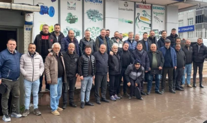 MUSTAFA AS, ÇERKEZKÖYLÜ NAKLİYECİLERİ İLE BULUŞTU