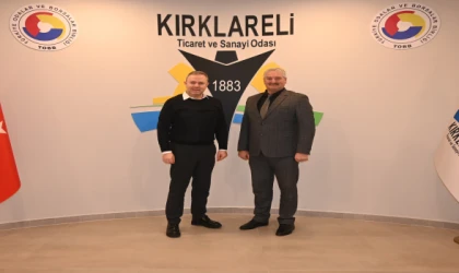 Pehlivanköy Belediye Başkanı Gündüz Hoşgör’den KTSO’ya Ziyaret