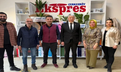 YAĞMUR TURİZM SAHİBİ AKIN YILMAZ’DAN ÇERKEZKÖY EKSPRES’E ANLAMLI ZİYARET