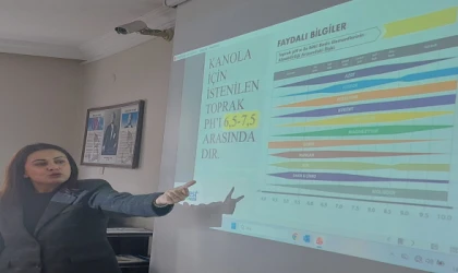 ÇERKEZKÖY ZİRAAT ODASI ÇİFTÇİLERE “KANOLA EKİMİ” İLE İLGİLİ BİLGİLENDİRME TOPLANTISI GERÇEKLEŞTİRDİ