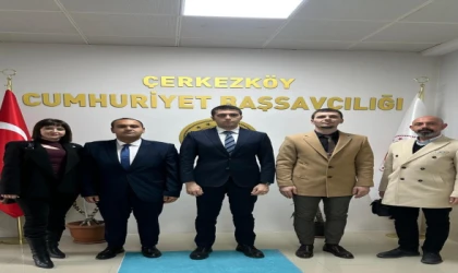 İYİ PARTİ ÇERKEZKÖY İLÇE TEŞKİLATINDAN KURUMLARA ZİYARET