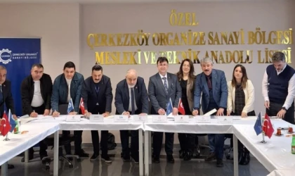 Sanayi kenti Çerkezköy’de eğitim ve sanayi el ele