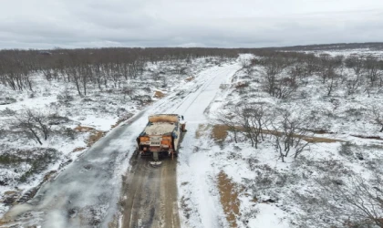 Tekirdağ Genelinde Karla Mücadele Çalışmaları Aralıksız Sürüyor