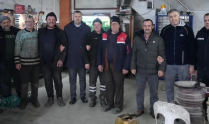 BAŞKAN ABDÜL TAŞYASAN SARAY KÜÇÜK SANAYİ SİTESİ ESNAFINI ZİYARET ETTİ