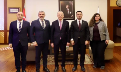 ÇERKEZKÖY VE ÇORLU TSO’DAN BAKAN YARDIMCISI AĞAR’A TİCARET MERKEZİ ZİYARETİ