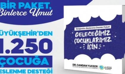 BÜYÜKŞEHİR BELEDİYESİ’NDEN 1250 ÖĞRENCİYE SAĞLIKLI BESLENME DESTEĞİ