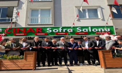 ÇERKEZKÖY’DE ÇINAR SOFRA SALONU AÇILDI