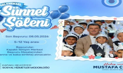 KAPAKLI’DA ÜCRETSİZ SÜNNET HİZMETİ BAŞLADI BAŞVURULAR 8 MAYIS’TA SONA ERİYOR