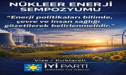 VİZE’DEKİ NÜKLEER SEMPOZYUM ÜZERİNE KAMUOYUNA AÇIKLAMA