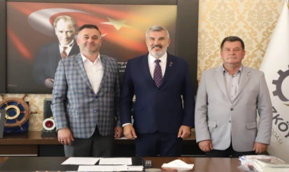 AS VE ZÜMBÜL'DEN ÇTSO BAŞKANI ÇETİN'E ZİYARET