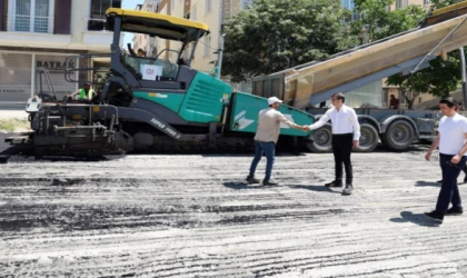 ÇERKEZKÖY BELEDİYESİ'NDEN ASFALT SEFERBERLİĞİ