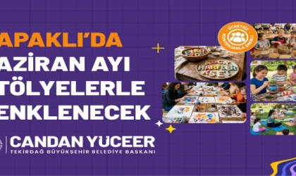 KAPAKLI SOSYAL YAŞAM MERKEZİ'NDE HAZİRAN AYI ETKİNLİK TAKVİMİ AÇIKLANDI