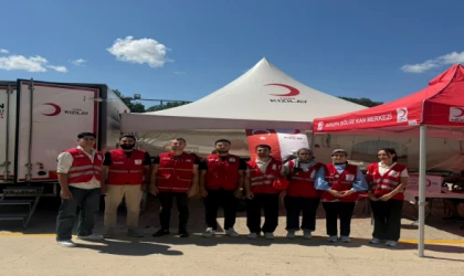 ÇERKEZKÖY'DE 3 GÜNDE 968 ÜNİTE KAN BAĞIŞI TOPLANDI