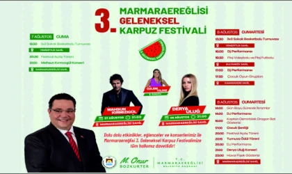 MARMARAEREĞLİSİ'NDE KARPUZ FESTİVALİ HEYECANI BAŞLADI