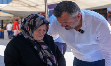 SARAY BELEDİYE BAŞKANI TAŞYASAN PAZAR ESNAFI VE VATANDAŞLARLA BULUŞTU