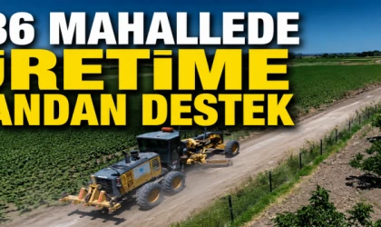 286 MAHALLEDE TARLA YOLLARI HASADA HAZIR