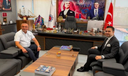 ÇERKEZKÖY CUMHURİYET BAŞSAVCI VEKİLİ ÜNAL’DAN KOÇAK’A ZİYARET