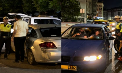 Malkoçoğlu Caddesi’nde trafik ve alkol denetimi