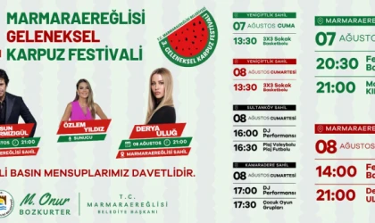 Marmaraereğlisi Karpuz Festivali İçin Geri Sayım Başladı