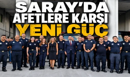 SARAY’DA YENİ İTFAİYE İSTASYONU HİZMETE GİRDİ