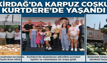 TEKİRDAĞ BÜYÜKŞEHİR’DEN KARPUZ ŞENLİĞİNE DESTEK